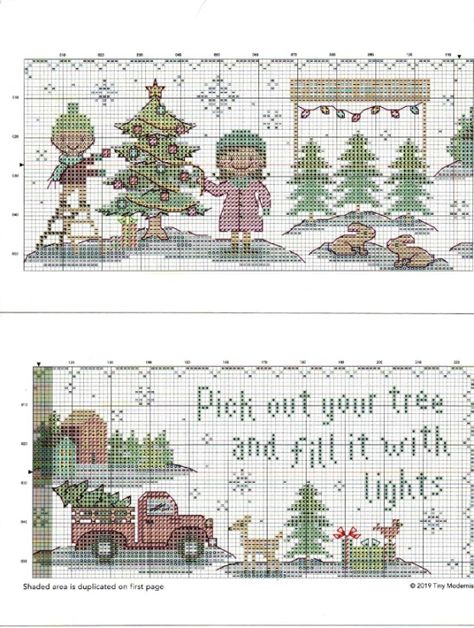 Tiny Modernist Cross Stitch Gallery.ru, Cross Stitch Gallery, Christmas Cross, Christmas Village, Christmas Cross Stitch, Cross Stitch Patterns, Stitch Patterns, Vintage World Maps, Cross Stitch