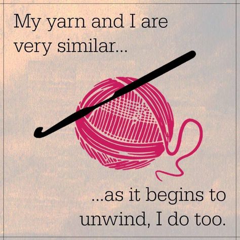 Yarn Quote, Crochet Quotes, Yarn Humor, Craft Room Signs, Crochet Quote, Knitting Quotes, Therapy Quotes, Knitting Humor, Crochet Humor