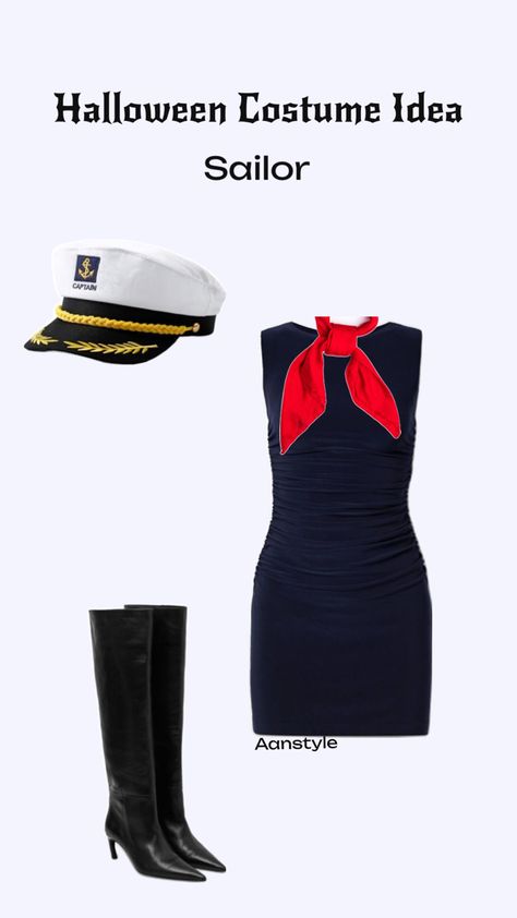 Sailor Halloween Costumes, Sailor Halloween, Halloween Costume Inspiration, Halloween Costume, Halloween Costumes, Halloween