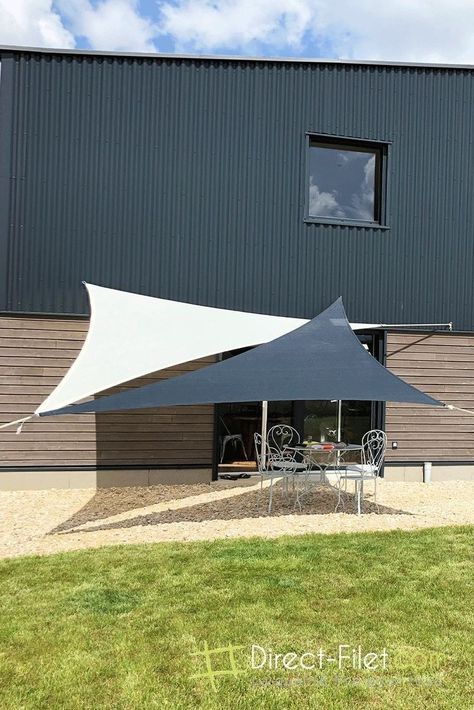 Roofs For Decks, Shade Structure Design, Patio Shade Ideas, Patio Shade Sails, Patio Sails, Outdoor Patio Shades, Screen Patio, Fence Screen, Deck Backyard