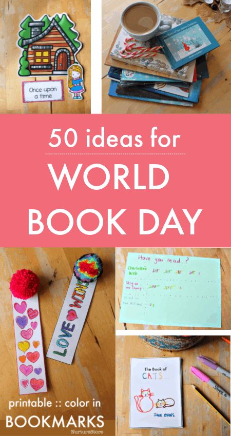 50 fabulous, fun ideas for World Book Day ideas - give kids a love of reading, every day of the year! Book Week Activities For Preschoolers, World Book Week Activities, Library Day Activities, Books Activities For Preschoolers, Lola At The Library Activities, Book Week Craft Ideas, Book Week Preschool, World Book Day Art Activities, Library Activities For Kindergarten