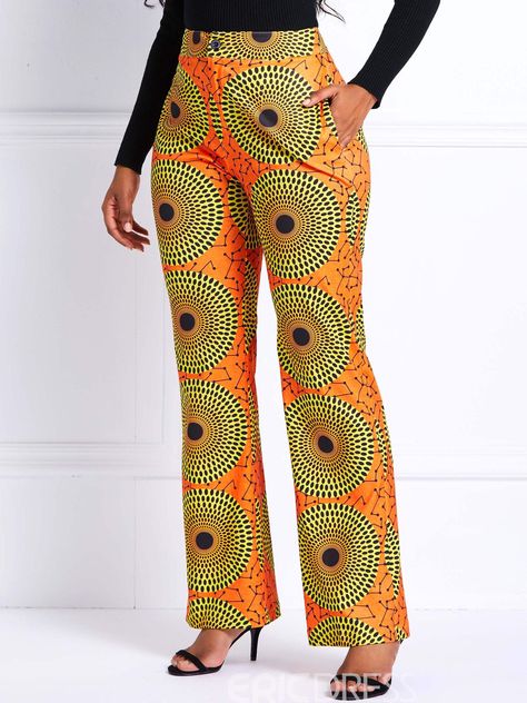 African Pants For Women, Chitenge Trousers, Ankara Trousers For Ladies, Chitenge Trousers For Ladies, Ankara Pant Trousers Women Outfit, African Print Trousers For Ladies, Best African Dress Designs, African Pants, African Print Pants