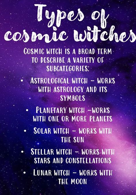 Cosmic Witch Altar, Cosmic Witch Aesthetic, Kinds Of Witches, Lunar Witch Aesthetic, Cosmic Witchcraft, Mirror Spell, Types Of Witches, Star Witch, Witch Types