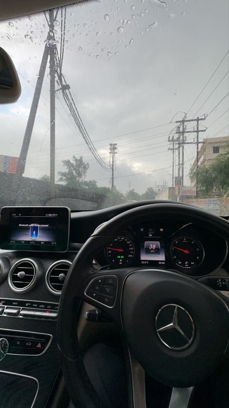 Driving Benz Aesthetic, Marsidis Car, Cars Movie Aesthetic, Fake Car Snap, Driving Snap, Fake Photo Sick, Mercedes Interior, Night Rides Snapchat, City Life Photography