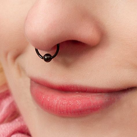 Captive Bead Septum, Orbital Piercing, Hoop Septum, Captive Bead Ring, Ear Gauge, Piercing Inspo, Eyebrow Ring, Septum Clicker, Cartilage Hoop