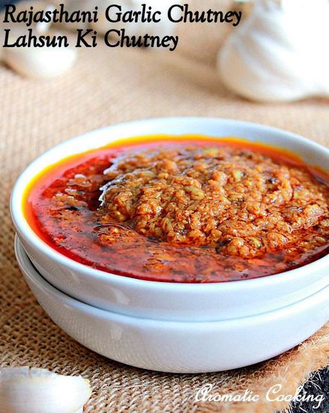 Rajasthani Garlic Chutney,Lahsun Ki Chutney, Garlic Chutney for parathas Indian Chutney Recipes, Rajasthani Food, Garlic Chutney, Indian Snack Recipes, Chutney Recipes, Indian Food Recipes Vegetarian, Pickling Recipes, Indian Cooking, Indian Dishes