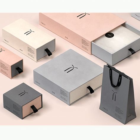 Twice Fashion, Etsy Packaging, Luxury Packaging Design, Cosmetic Packaging Design, Custom Jewelry Box, Jewelry Drawer, Fashion Packaging, Design Presentation, Box Packaging Design