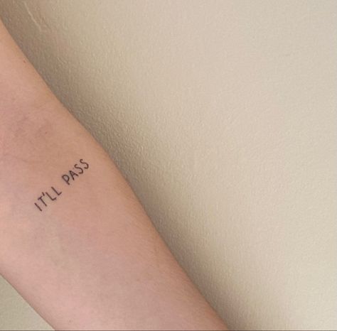 fleabag tattoo- it’ll pass tattoo- fleabag and hot priest tattoo It Shall Pass Tattoo, I Love You Itll Pass Fleabag Tattoo, Fleabag Inspired Tattoo, Flea Bag Tattoo, In The Mood For Love Tattoo, Fleabag It'll Pass Art, It’ll Pass Fleabag, It’ll Pass Tattoo Words, Everything Passes Tattoo