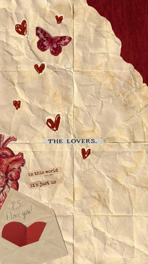 Vintage Love Background Aesthetic, Red Love Wallpaper Aesthetic, I Love You Aesthetic Vintage, I Love You Background, Red Love Aesthetic Wallpaper, Red Scrapbook Aesthetic, God Is Love Wallpapers, Paper Hearts Aesthetic, Love Stickers Aesthetic