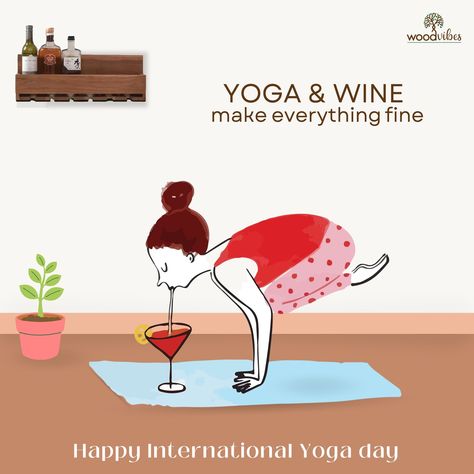 #NamasteAndRosé #DontTakeItSeriously😂 #TipsyYogis #WineAndWarriorPoses #YogaAndWineLove #InternationalYogaDay Wine Yoga, Happy Yoga Day, Happy International Yoga Day, Happy Yoga, Piano Bar, Liquid Courage, International Yoga Day, Tree Pose, Yoga Day