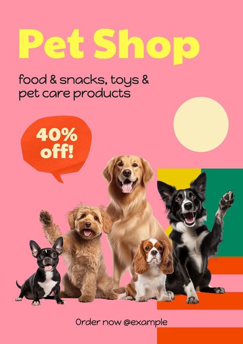 Boy Dog Accessories, Eco Friendly Pet Products, Dog Infographic, Pet Store Ideas, Puppy Items, Small Dog Accessories, Shop Poster, Dog Poster, About Animals