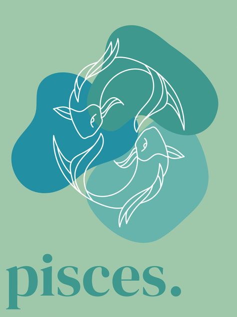 Zodiac Signs Pisces Art, Pieces Art Zodiac, Pisces Painting Easy, Pisces 3d Wallpaper, Pisces Design Art, Pisces Fish Art, Pisces Wall Art, Pisces Canvas Painting, Pisces Aesthetic Art