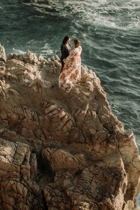 A Surprise Proposal On The Cliffs Of Big Sur Big Sur Proposal, California Proposal, Big Sur California, Surprise Proposal, Big Sur, Best Memories, Engagement Shoots, Grand Canyon, Growing Up