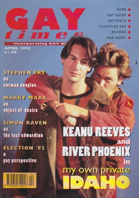 Old Magazines Vintage, Old Magazine Covers, 90s Men Fashion, Vintage Pride, My Own Private Idaho, Old Magazine, Wrestling Posters, Keanu Charles Reeves, Times Magazine