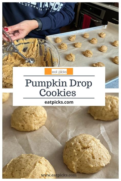 Chocolate Chip Cookies Brown Sugar, Pumpkin Drop Cookies, Brown Sugar Shortbread, Sand Tarts, Fall Desserts Apple, Pumpkin Spice Recipes, Desserts Apple, Drop Cookie Recipes, Drop Cookie