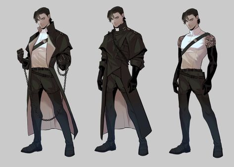 Dnd Paladin, Male Vampire, Steampunk Couture, Hunter Outfit, Props Art, Characters Inspiration Drawing, Because I Can, Face Expressions, Superhero Design