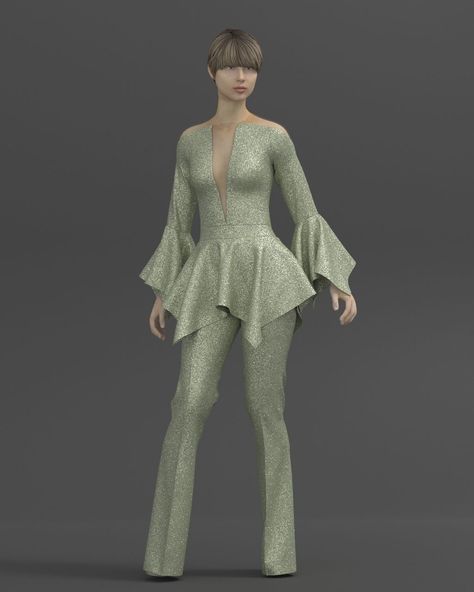 Clo 3d Fashion, Digital Fashion Design, Clo 3d, Character Clothing, Digital Fashion, 3d Fashion, Fashion Drawing Dresses, Dress Tutorials, Marvelous Designer