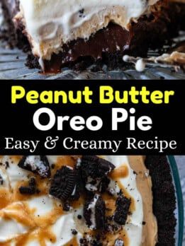 No Bake Oreo Mud Pie, Reese's Peanut Butter Pie, Peanut Butter Pie With Oreo Crust, Amish Peanut Butter Cream Pie, Peanut Butter Pudding Pie, Oreo Peanut Butter Pie, Gluten Free Pie Recipes, Mamagourmand Recipes, Peanut Butter Oreo Dessert