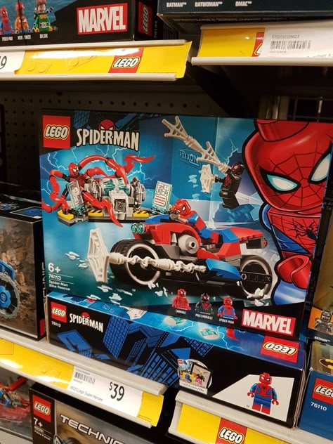 Spiderman Lego Set, Lego Room Decor, Dr Kids, Lego Spiderman, Spiderman Gifts, Spiderman Spiderverse, Spiderman Theme, Spiderman Drawing, Birthday Basket