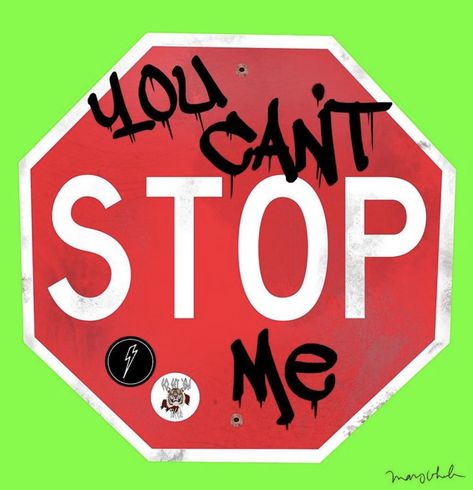 Panneau Stop, Graffiti Room, Skate Vibes, Gangster Style, Sign Sticker, Graffiti Style Art, Stop Sign, Room Deco, Traffic Signs