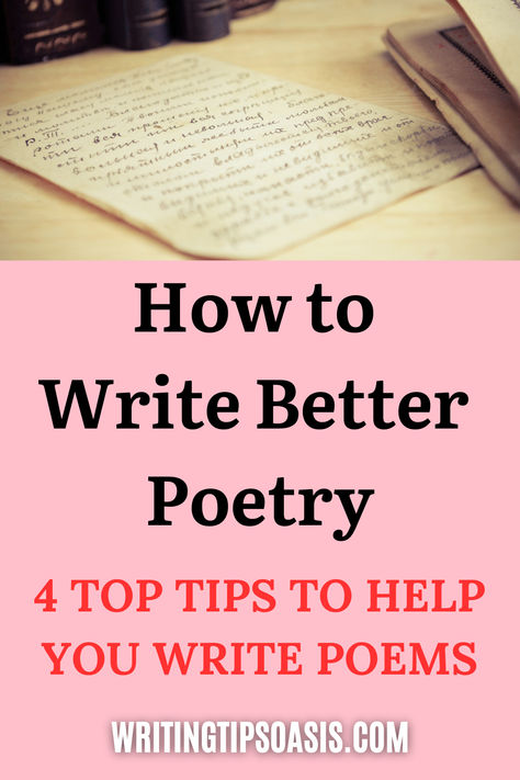 Image of old letter and title of pin which is how to write better poetry: 4 top tips to help you write poems. Poem How To Write, How To Write Better Poetry, How To Write A Poem, How To Write Poetry, Poetry Guide, How To Write Better, Write Poems, Writing Development, Write Poetry