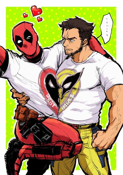 Deadpool Art, Wolverine Art, Deadpool And Spiderman, Wolverine Hugh Jackman, Logan Wolverine, Wolverine Marvel, Deadpool Wolverine, Marvel Deadpool, Marvel Comics Art