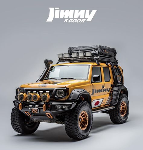 Suzuki Jimny Off Road, Suzuki Jimmy, New Suzuki Jimny, Two Door Jeep Wrangler, Mini Trucks 4x4, Jimny 4x4, Jimny Suzuki, Adventure Car, Expedition Truck