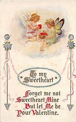 Valentine Postcards, To My Love, Hearts And Roses, Holiday Postcards, Valentine Day Love, Vintage Valentines, Vintage Ephemera, Early 1900s, Butterfly Wings