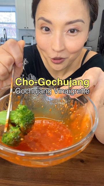 Crazy Korean Cooking on Instagram: "One of the classic Korean sauces you must try #easyrecipe #koreansauce #broccoli #chogochujang #gochujang #vinaigrette" Gopchang Korea, Crazy Korean Cooking, Gochujang Broccoli, Gochujang Dip, Korean Gochujang Recipes, Korean Sauces, Gochujang Recipe, Gochujang Sauce, Korean Cooking