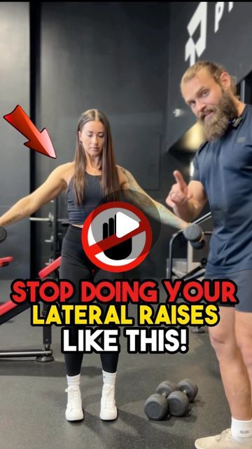 Jake - Lifestyle Coach | ❌Stop doing your DB lateral raises like this! . 👉Do this instead to really optimize the lateral raise and light the delts up . ❗�... | Instagram Shoulder And Arm Workout, Fit Mother, Always Do Your Best, Workout Program Gym, Arm Exercises, Lateral Raises, Going Through The Motions, Lifestyle Coaching, Thick And Fit