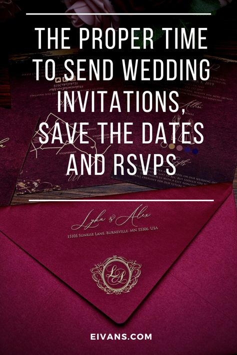 Sending Wedding Invitations, When Do You Send Out Wedding Invitations, When To Send Out Wedding Invitations, When To Send Wedding Invites, February Wedding, June Wedding, Engagement Invitations, September Wedding, Fun Wedding Invitations