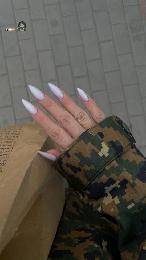 Magic Nails, Nail Photos, Acrylic Nails Coffin Short, Acrylic Nails Coffin, Pretty Acrylic Nails, Gorgeous Nails, Gel Nail Polish, White Nails, How To Do Nails