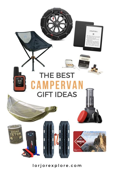 Searching for unique gifts to fuel a loved ones #vanlife adventures? From cozy essentials to adventure-ready gear, our blog post has you covered. Explore the perfect gifts for campervan enthusiasts and outdoor wanderers. Get inspired today! #CampervanGifts #RoadTripEssentials #GiftIdeasForTravelers Vanlife Essentials, Van Life Essentials, Jump Pack, Cozy Essentials, Best Campervan, Snow Chains, Road Trip Essentials, Roadside Assistance, Minimalist Gifts