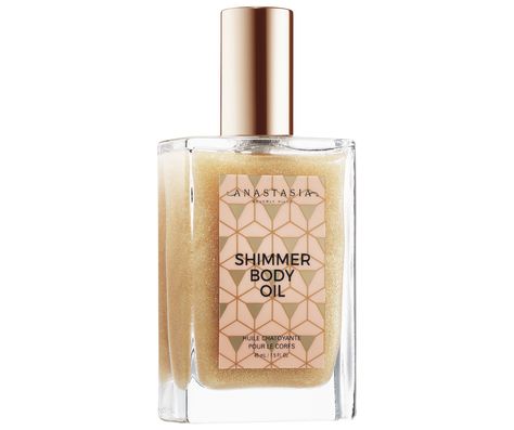 Check out this product at Sephora.com - Anastasia Beverly Hills Shimmer Body Oil - 1.5 oz/ 45 mL Bare Cake, Shimmer Body Lotion, Unusual Wedding Cakes, Shimmer Body Oil, Oil Color, Golden Glow, Cream Lotion, Body Moisturizer, Pretty Makeup