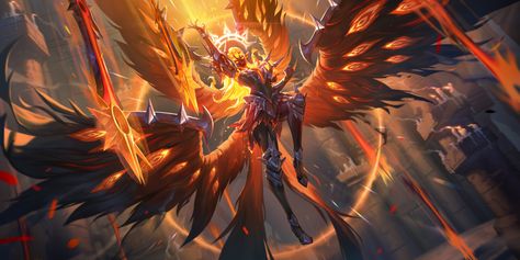 ArtStation - Sun Eater Kayle Lv2 - Legends of Runeterra Eclipse 2023, Dragon Artwork Fantasy, Splash Art, 다크 판타지, Game Illustration, Fantasy Setting, Lol League Of Legends, Draw On Photos, Angel Art