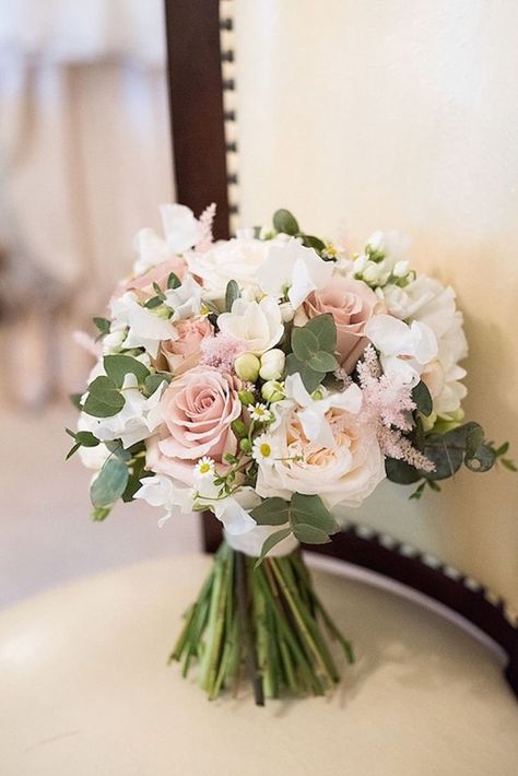 Garden Wedding Bouquet, Deco Champetre, Bridal Bouquet Pink, Blush Pink Weddings, Whimsical Wonderland Weddings, Pink Bridal, Pink Bouquet, White Bouquet, Wedding Flower Arrangements