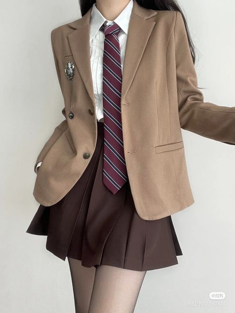 School Outfits Korean, School Uniform Fashion, School Uniform Outfits, Uniform Fashion, Mode Inspo, Back To School Outfits, Korean Outfits, Casual Style Outfits, Teen Fashion Outfits