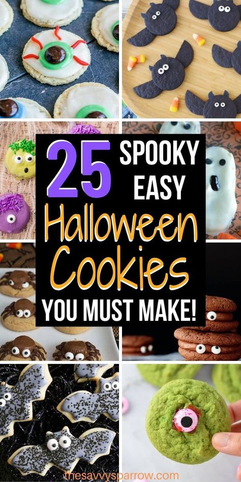 If you're looking for easy Halloween cookies for kids, then you are in the right place, my friend! Get LOADS of cute and spooky Halloween cookie ideas to try with your kids this fall! And most of these Halloween treats recipes use store bought cookies or cookie dough, so they're super easy too! Great Halloween desserts to make, or Halloween treat recipes for kids classroom parties or Halloween party food! Halloween Cookies For Kids, Halloween Treats Recipes, Halloween Cookie Ideas, Halloween Treat Recipes, Store Bought Cookies, Easy Halloween Cookies Recipes, Halloween Sweet Treats, Easy Halloween Cookies, Halloween Treats To Make