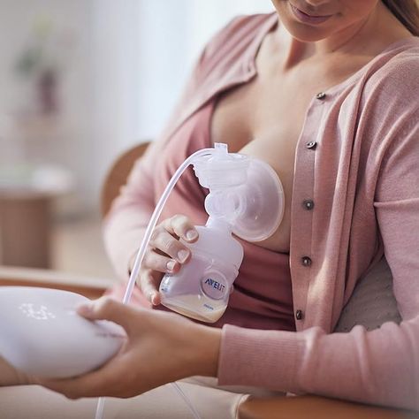 Philips Avent Single Premium Electric Breast Pump for Quicker and Personalised Milk Expression, Rechargeable Battery, Timer Display, SCF396/11 Breastfeeding Benefits, Milk Flow, Baby Drinks, Bagged Milk, Electric Breast Pump, Baby Equipment, Breast Pump, Fancy Bags, Breast Pumps