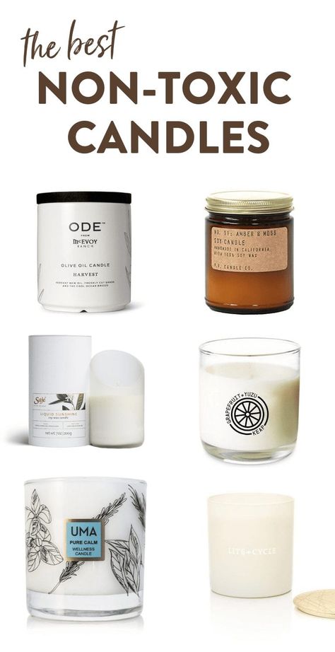 The Best Non-Toxic Candles [Yes! Candles Can be Toxic] - The Healthy Maven Nontoxic Nails, Olive Oil Candle, Non Toxic Candles, Healthy Candles, Nontoxic Candles, Toxic Free Living, Chemical Free Living, Toxic Cleaning Products, Candle Making Business