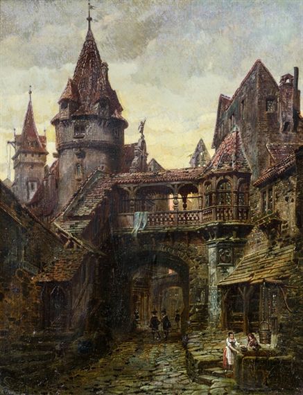 Fantasy Village, Fantasy Town, Medieval Aesthetic, Medieval Houses, Fantasy City, Fantasy Castle, Fantasy Places, Medieval Town, Fantasy Book