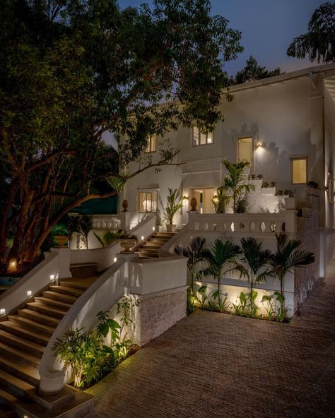 Quattroporte Luxury Homes on Instagram: “Can’t help but come back to this photograph — QLH’s Courtyard House is just sublime! Looking to build an exquisite home in Goa? QLH Goa…” Goa House Interiors, Goa Houses, Goa Homes, Redesign Ideas, House Front Design, Courtyard House, Small Houses, Dream House Plans, 2024 Vision