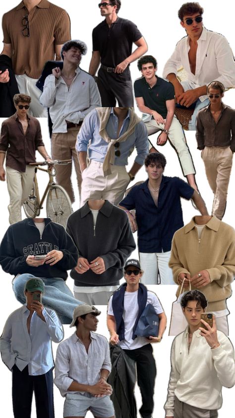 Outfit Inspiration for men (Old Money Style) Men Aesthetic Outfits, Money Clothing, Guys Fashion Casual, Money Clothes, Gentleman Aesthetic, Best Winter Outfits, Aesthetic Outfits Men, Classy Outfits Men, Mens Summer Outfits