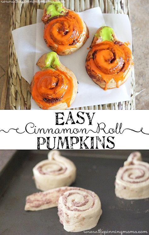 Easy Fall Breakfast, Recetas Halloween, Halloween Breakfast, Fall Snacks, Halloween Baking, Fall Breakfast, Snacks Für Party, Fall Treats, Halloween Snacks