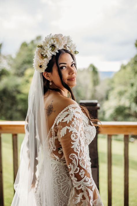 Mexican Flower Crown, Headpiece With Veil, Draped Veil, Drape Veil, Crown Bride, Mexican Wedding Dress, Flower Crown Bride, Mexican Flowers, Bride Veil