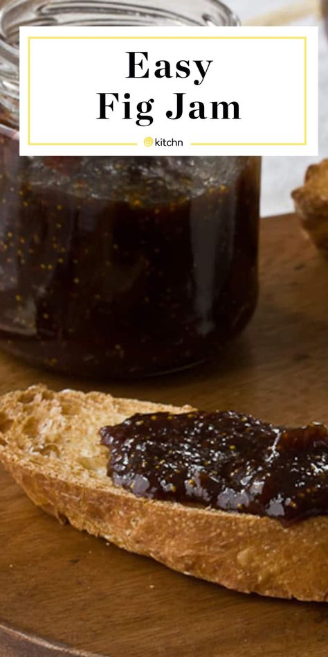 Quick Recipe: Mission Fig Jam | Kitchn Fig Recipes Dried, Mission Fig Recipes, Fig Jam Recipes, Dried Fig Jam, Fig Preserves Recipe, Dried Fig Recipes, Dried Fig, Fig Jam Recipe, Fig Recipes