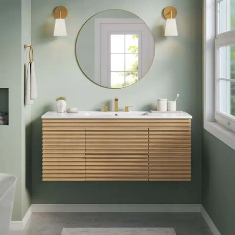 Floating vanity bathroom modern