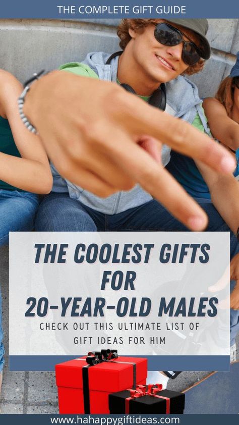 20 Gifts For 20th Birthday Boyfriends, 20th Guy Birthday Ideas, Gifts For Adult Nephew, Sons 20th Birthday Ideas, Guy Present Ideas, 20 Year Old Birthday Ideas For Guys, Young Men Gifts, Christmas Gifts For Men In Their 20s, Gifts For Men In Their 20s