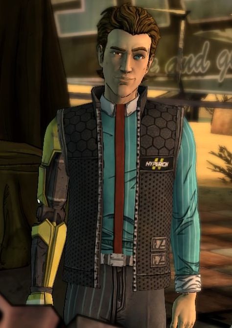 Borderlands Rhys, Rhys Borderlands, Rhys Strongfork, Tyler Core, Borderlands Art, Tales From The Borderlands, Romance Story, Transition Goals, Handsome Jack