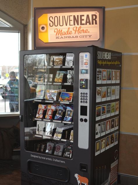 Art Vending Machine, Business Plan Infographic, Vending Machine Design, Vending Machine Business, Bookstore Cafe, Small Business Organization, Market Displays, Vending Machines, Support Local Artists